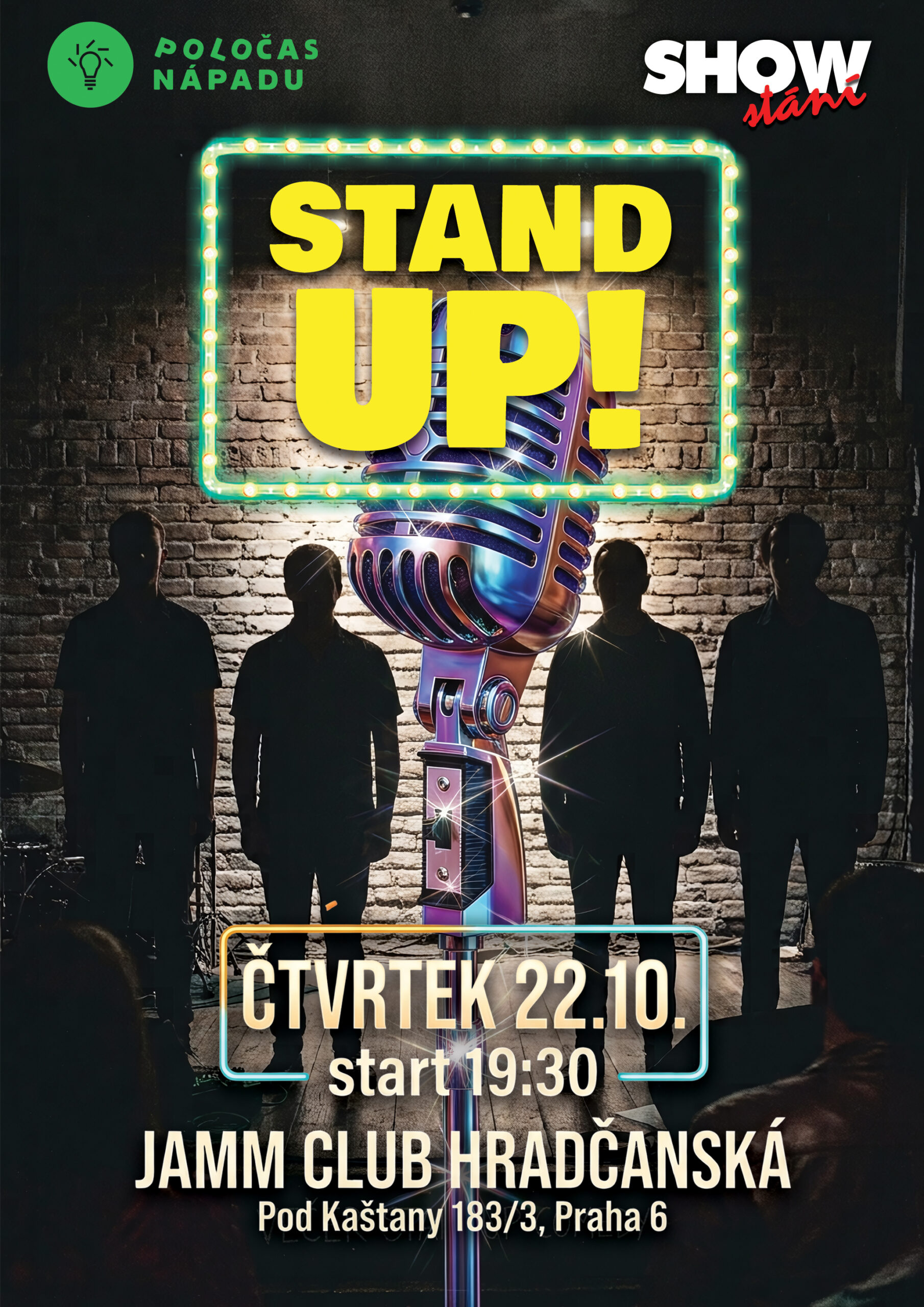 Stand-up & Slam Poetry speciál – JammClub – 22. 10. 2026, 19:30